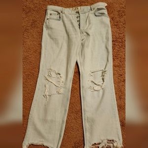 Nwt We the free distressed jeans